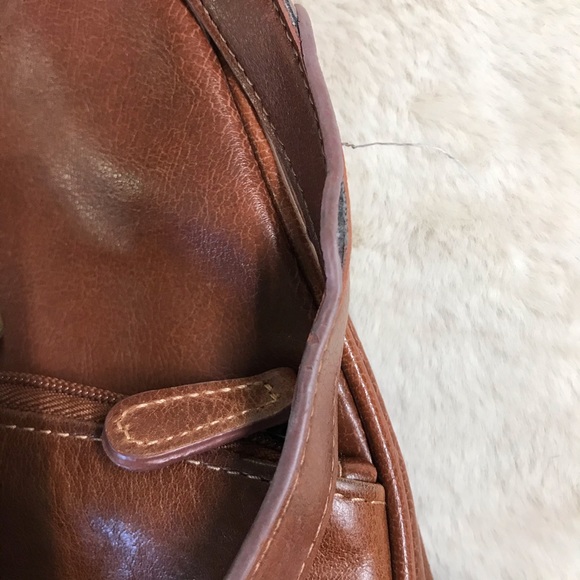 Aurielle Bags Vintage Aurielle Leather Sling Backpack Purse Poshmark